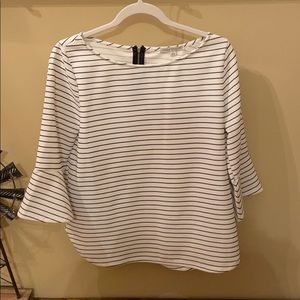 Women’s Quarter Sleeve Stripe Top